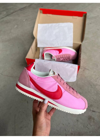 Розовые демисезонные кроссовки мужские nike cortez pink найк кортез No Brand