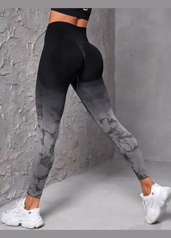 Лосины, леггинсы Push UP высокая талия! Серые No Brand (292866360)