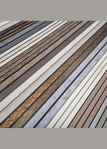 Рельс декоративный PS теплый каштан 2900х120х12мм SW-00001753 Sticker Wall (330019206)