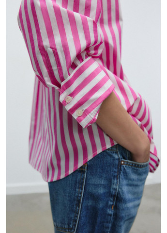 Розовая рубашка Zara