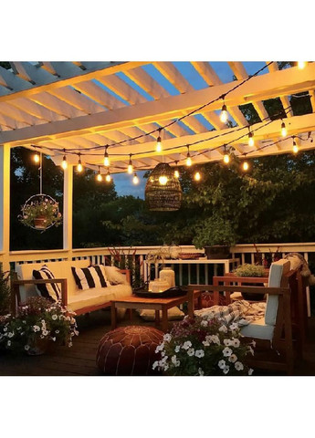 Гірлянда TWIST патрон 20хЕ27 10м IP65 чорний ( 950009 ) Violux (365651548)