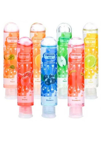 Съедобный лубрикант FRUITS FUN 80мл - Клубника - Интимная смазка - (372733871)