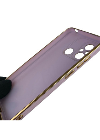 Чехол для Redmi 12C с кольцом MagSafe с золотой окантовкой на редми 12с сиреневый gs1 Xiaomi (366231370)