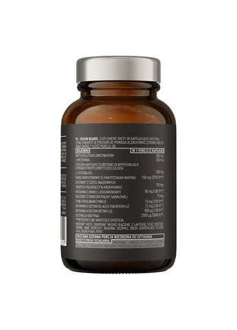 Вітаміни та мінерали Pharma Bison Beard, 60 капсул для підтримки шкіри, волосся та нігтів Ostrovit (333996348)