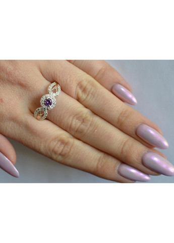 Срібна каблучка з золотими пластинами Silver Style (367268255)