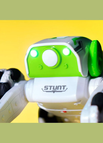 Машинка Off-Road Monster Трюковый вездеход на радиоуправлении белый с зеленым (532.02.49) OTAMANKO (342715962)