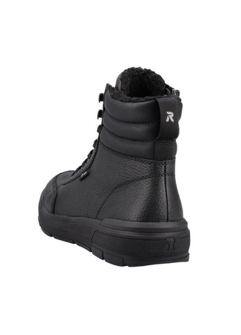 Черные зимние ботинки (р) кожа 0-2-2-u-0071-01 Rieker