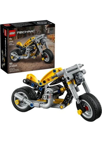 Конструктор Technic Желтый мотоцикл 151 эл (42225) Lego (385355317)