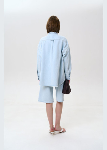 Голубой рубашка Cultoni