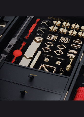 БДСМнабор All-in-1 BDSM Play Kit - Crocodile Leather Lockink (304996923)