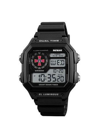 Часы наручные черные для мужчин и женщин с будильником и календарем электронные ProDobro (367266695)