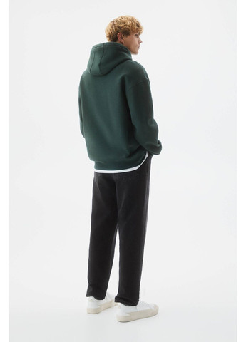 Худи флис,темно-зеленый, Pull & Bear (368158253)