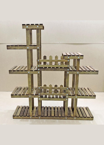 Подставка для цветов из дерева Бордо капучино (ЦВТ-002409) No Brand (328226457)