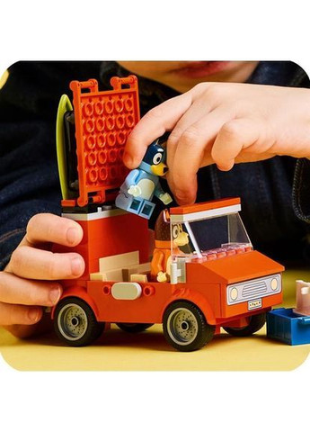 Конструктор Bluey Пляж і сімейна поїздка на автомобілі Блуї, 133 деталі () Lego 11202 (369111639)