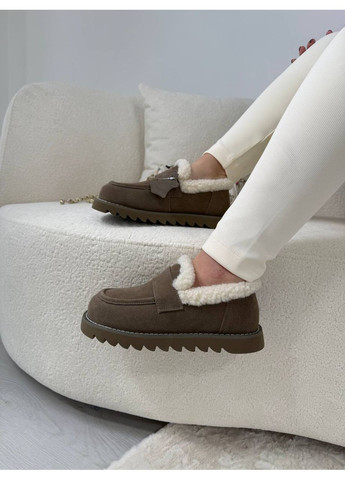 VIKA Лофери з натуральної замші лофери хакі з натуральна замша, туреччина — (363840184)