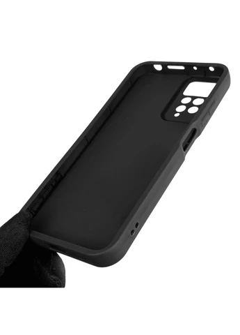 Чохол силіконовий оригінальний Soft Touch з 3D принтом кумедний тед ведмідик для Redmi Note 11 Pro чорний (Повний захист камери) Xiaomi (378976153)