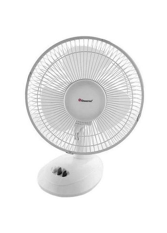Настольный бытовой вентилятор 30 Вт с решеткой белый (2104618540) Domotec MS-1624 (331605211)