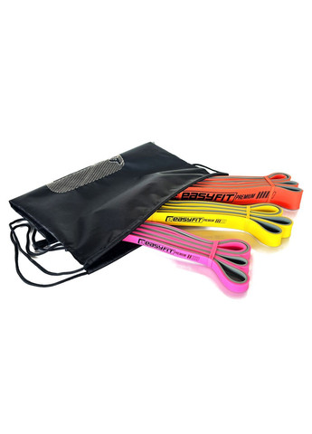 Набор двухслойных резинок для подтягиваний Premium 7-45 кг (3 шт) EasyFit (364201058)