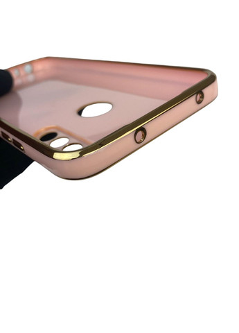 Чехол для Redmi Note 8 с защитой камеры с золотой окантовкой на редми нот 8 пудровый gs1 Xiaomi (366233526)