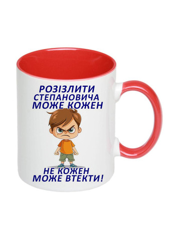 Чашка с печатью "Разозлить Степановича может каждый" 330мл ( ) (21852) No Brand (316094512)