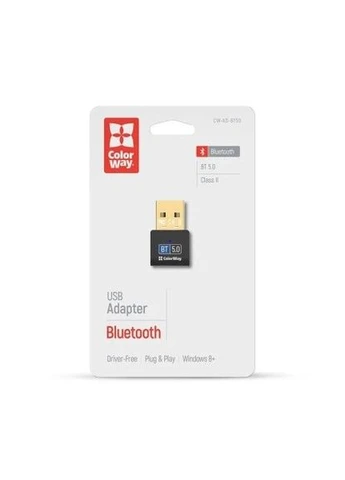 Адаптер USB Bluetooth,, v5.0, Black, Slim (CW-AD-BT50) 000-CW-AD-BT50 Colorway (395347507)