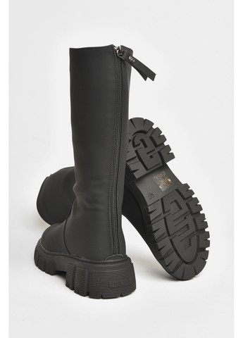 Осенние сапоги демисезонные детские девочка черного цвета Let's Shop