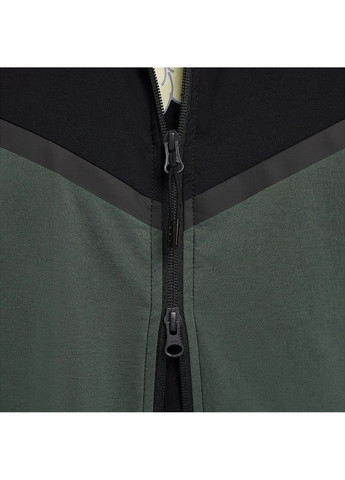 Черная ветровка мужская tech woven black/green Nike