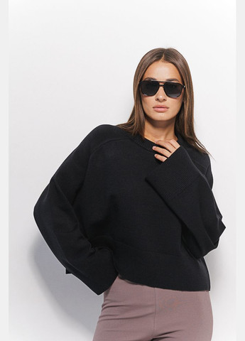 В'язаний жіночий джемпер з широкими рукавами світло-фісташковий Arjen (304251293)