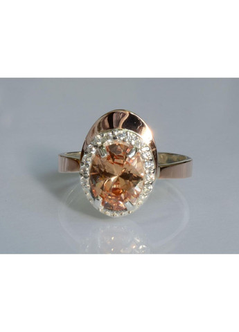 Серебряная кольца с золотыми вставками Silver Style (367112931)