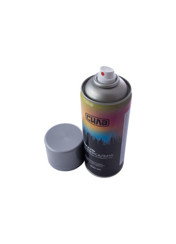 Аерозольна фарба 400 мл глянсова срібляста RAL 9006 для металу та бетону Сила (332206222)