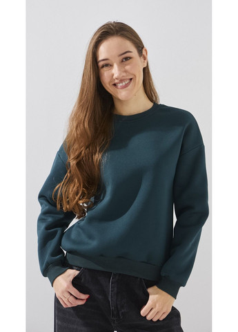 Темно-зелений світшот однотонний жіночий wbc02433 shop (2000990818881) LAWA (316003166)