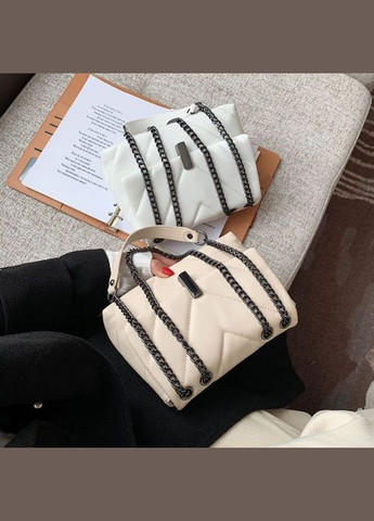 Сумка-клапан с шевронным узором и цепным ремешком, женская сумка через плечо No Brand (329201888)