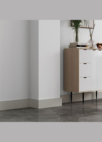 Плінтус вініловий самоклеючий 5000х100х2мм Глянцсовий (D) SW-00002121 Sticker Wall (315348997)