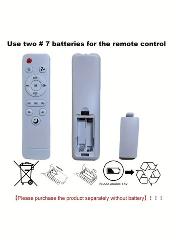Потолочный вентилятор-светильник с лампочным цоколем E27, адаптером 120мм, потолочным патроном Е27 и пультом Monocrystal (335064314)