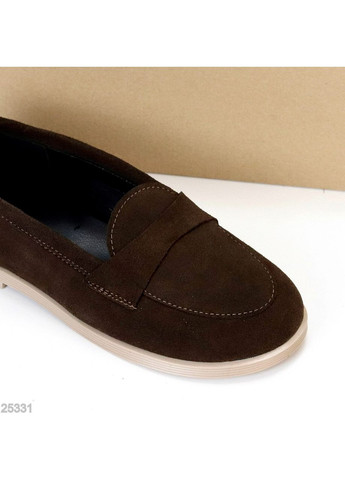 Темно-коричневые лоферы "vivi" No Brand