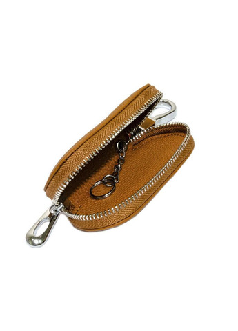 Ключниця, шкіряна автоключниця з логотипом ЛЕНД РОВЕР (коричнева 15001) Land Rover (360949118)