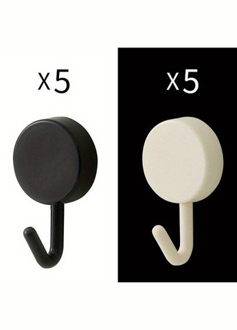 Гачки самоклейні Scandic набір із двох кольорів 5+5 = 10 штук PTR No Brand (317763567)