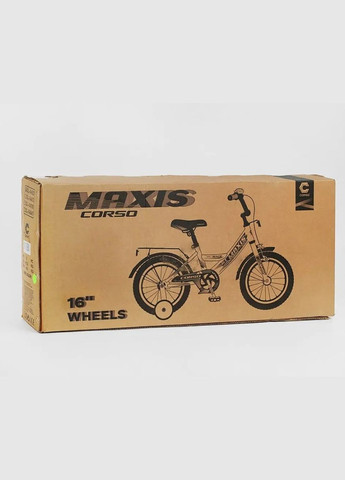 Велосипед 2-х колесный REVOLT 16 дюймов дисковые тормоза дополнительные колеса (MG-16480) Corso (316259356)