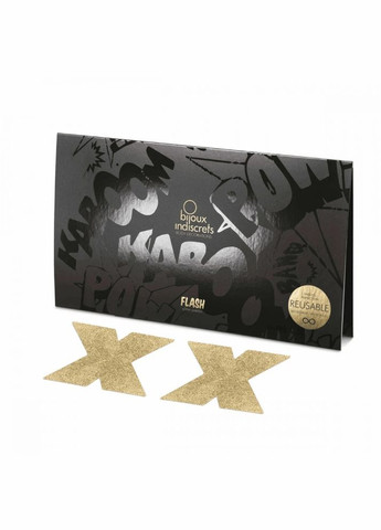 Пестиси у вигляді хрестів Indiscrets, золотисті Bijoux (298862089)