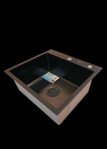 Кухонная мойка 4-в-1 (комплект) Handmade PVD черная HS 5050 (3.0/1.0 мм) Kraft (347324546)