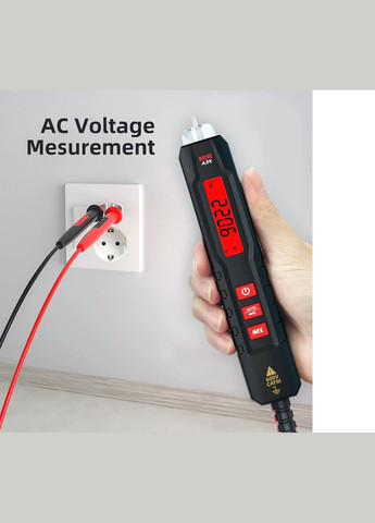 Безконтактний індикатор фази та напруги A3X з функцією тестера, з чохлом Bside (300577541)
