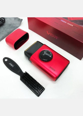 Электробритва Professional Stepless Pro Red с двойным лезвием (2104618578) VGR FS V-377 (333654016)