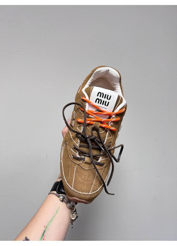 КРОСІВКИ ЖІНОЧІ NEW BALANCE X MIU MIU 530 CINNAMON НЬЮ БЕЛАНС МІУ МІУ 530 No Brand коричневі демісезони (367169687)