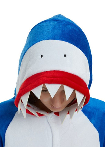 Кигуруми акула женское с капюшоном и плавником на пуговицах (1086) My Kigu (358063944)