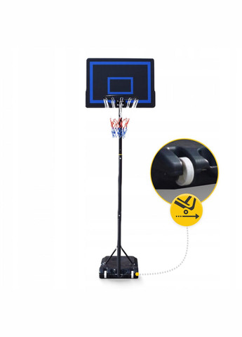 Баскетбольна стійка Junior 1.6-2.1 м мобільна BASKET02 Falcon (294727875)