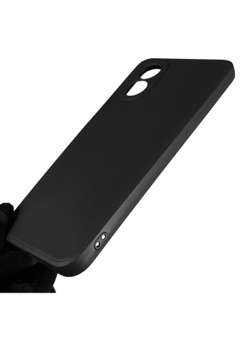 Чехол для A18 4G (CPH2591) с квадратными гранями с защитой камеры на оппо а18 чёрный Oppo (366019049)