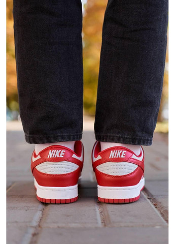 КРОСІВКИ ЖІНОЧІ NIKE SB DUNK LOW RETRO MEDIUM GREY RED НАЙК СБ ДАНК No Brand сірі демісезони (367175446)