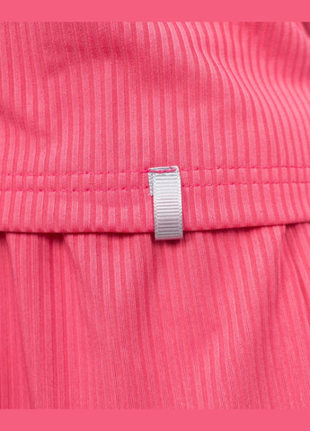 Розовая всесезон пижама женская костюм из рубчика футболка и шорты розовый Maybel