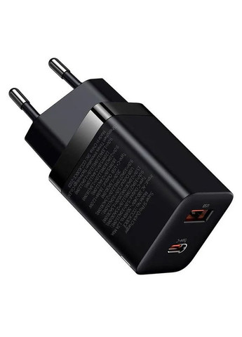 Зарядное устройство Super Si Pro Quick Charger 30W (1USB A/1C) (CCSUPP E) Черный Baseus (372163475)