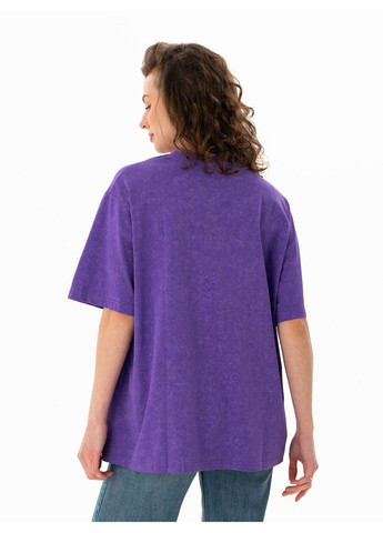 Фиолетовая летняя футболка 21 - 08152 TK Design